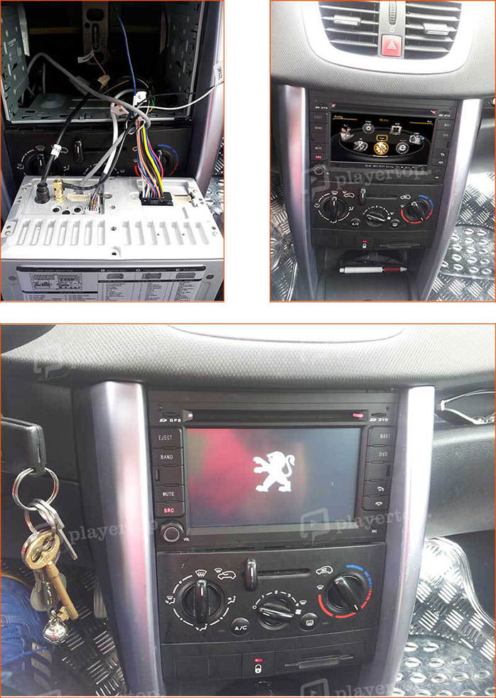 installation autoradio peugeot 207 cc 2007